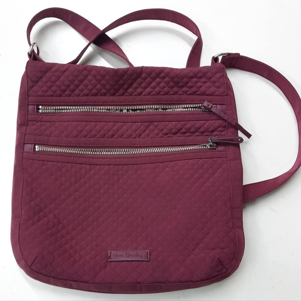 Like New Maroon Vera Crossbody